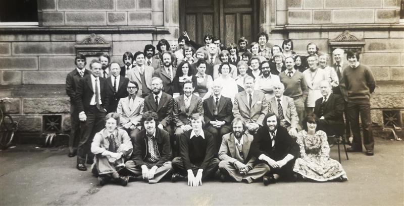 Brian (2nd from Left 2nd row) with Colleagues and students