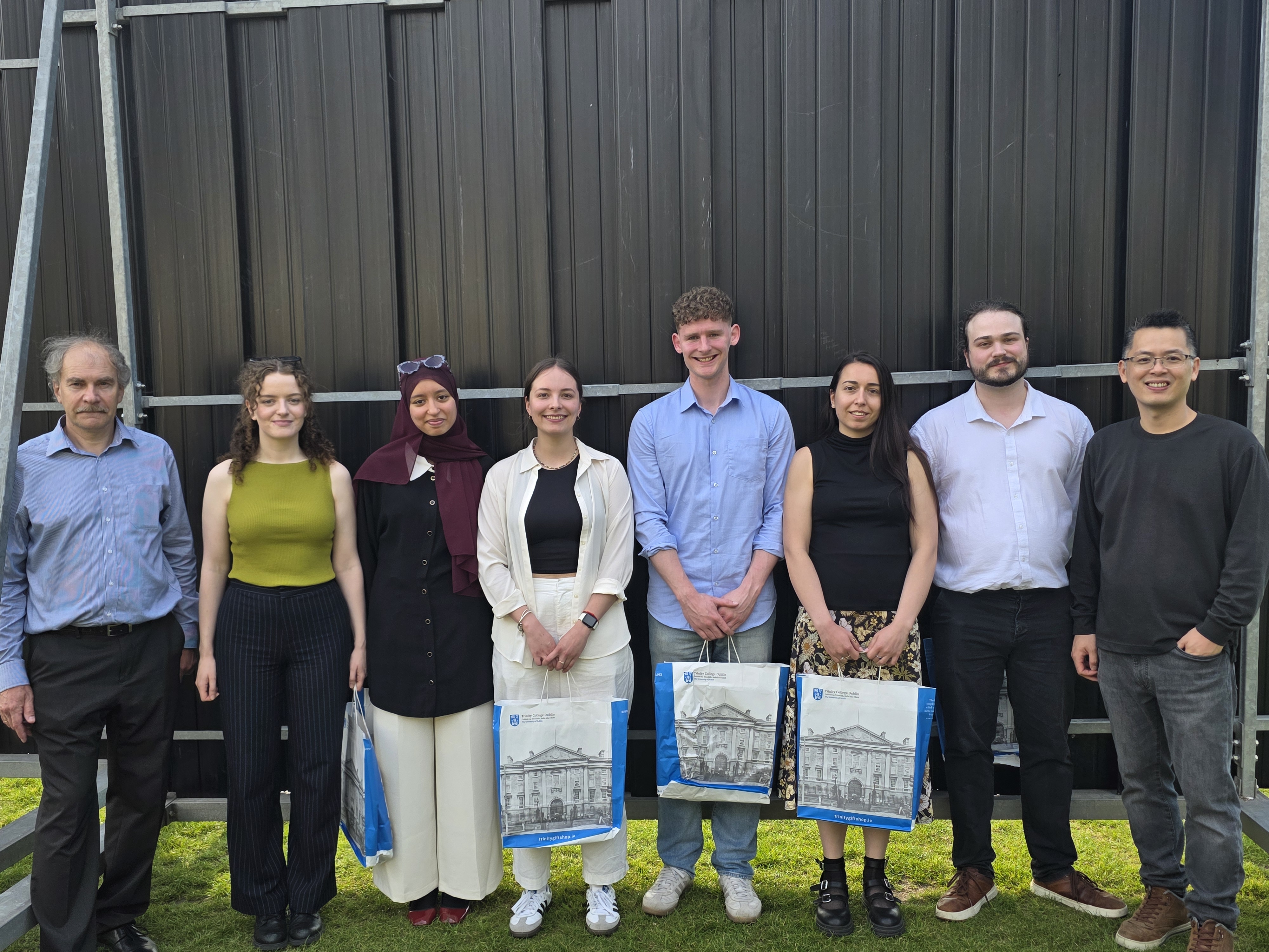 £rd year talks prizewinners with Iouri Gun'Ko (TCD) and Charles Loh (UCD)